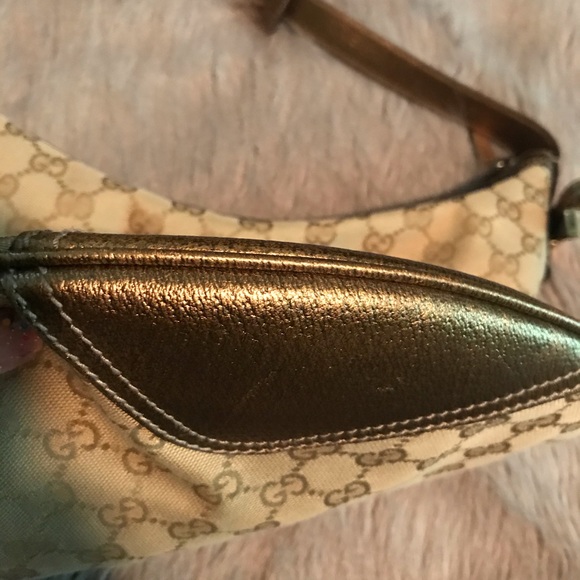 BEAUTIFUL Gucci canvas and leather hobo - Picture 2 of 15